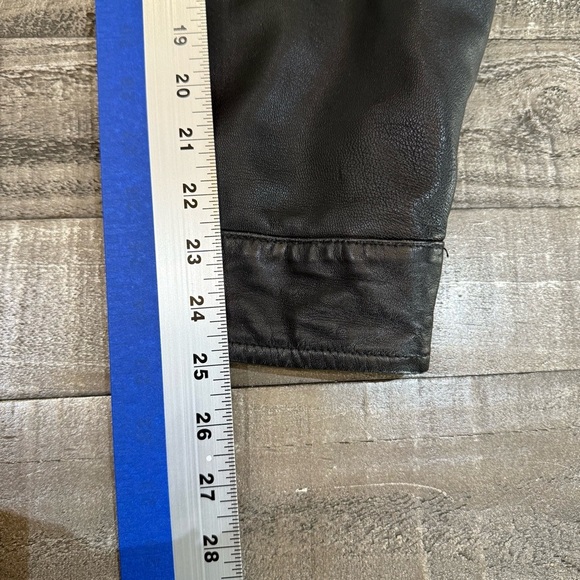 Men’s LA Leather Black Coat Size 2XL Mid Length Excellent Condition - Picture 12 of 13